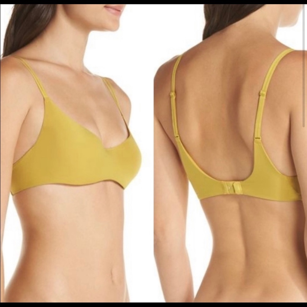 Free People Yellow Bra